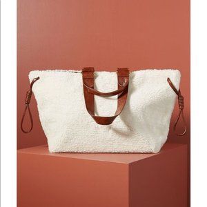 Anthropologie Sherpa Tote